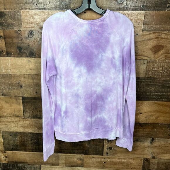 Sundry Sweatshirt Lilac White Tie Dye Size 1 Small for this brand - Picture 2 of 10